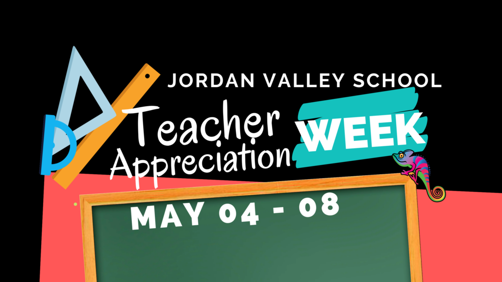 Jordan valley school teacher appreciation spirit week. May 04-08